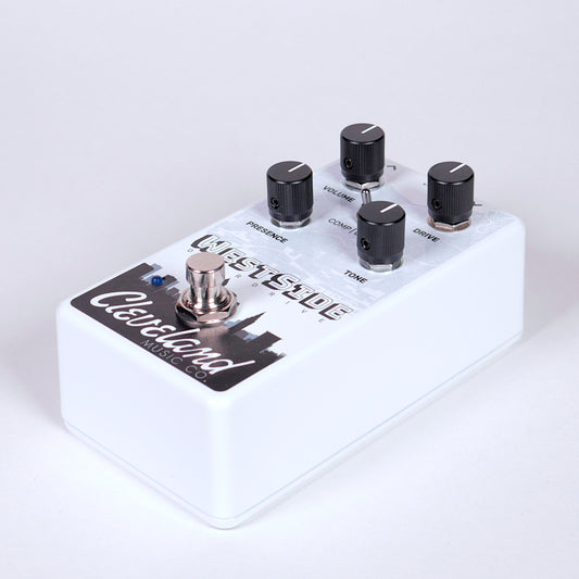 Side view of the Cleveland Music Co. WestSide Overdrive