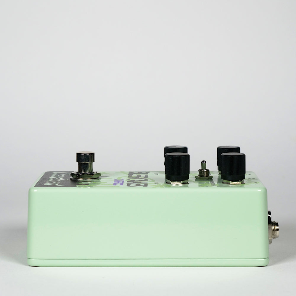 Side view of the Cleveland Music Co. Bleepcakes Overfuzz