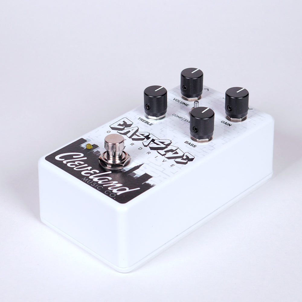 Side view of the Cleveland Music Co. EastSide Overdrive