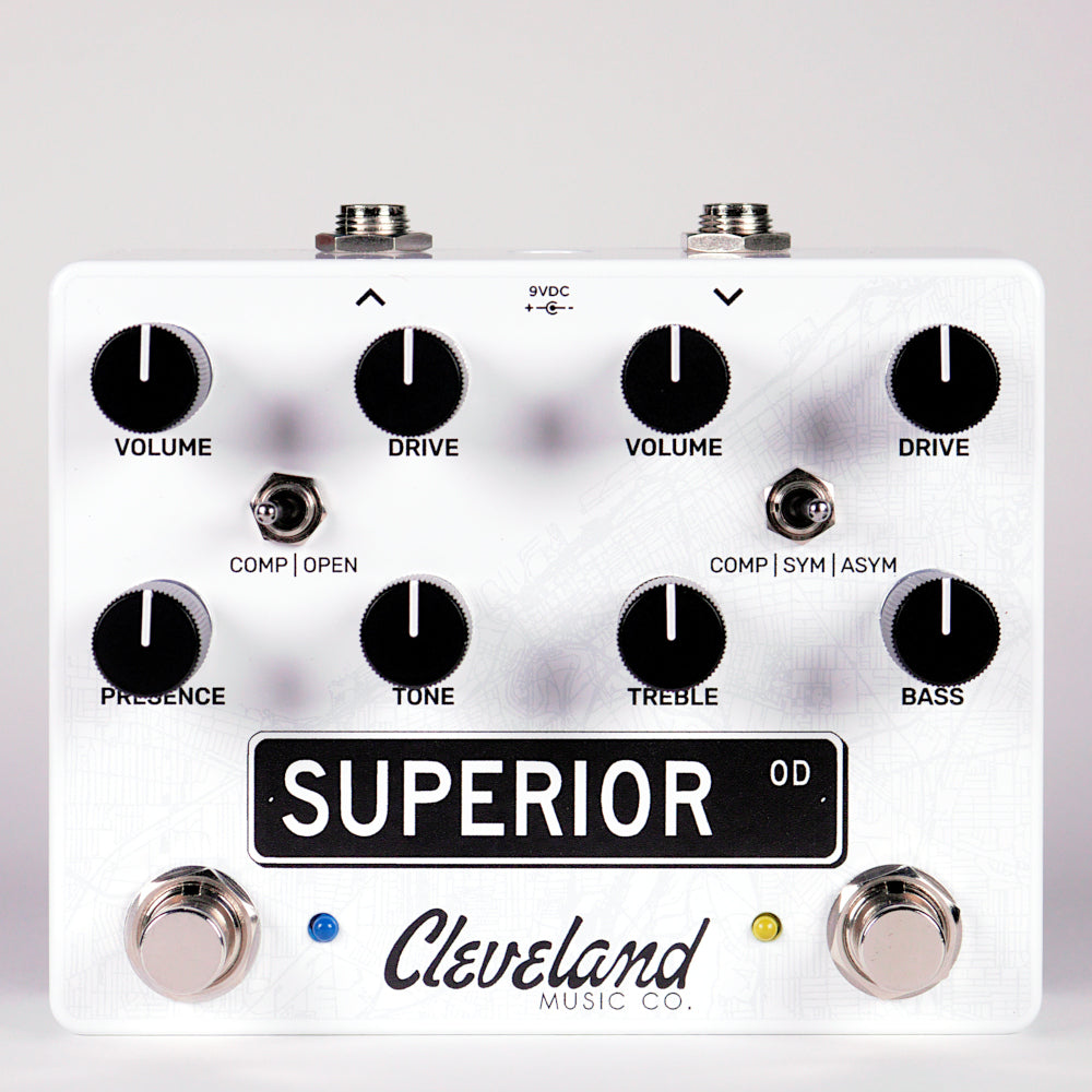 Front view of the Cleveland Music Co. Superior Overdrive