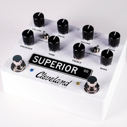 Side view of the Cleveland Music Co. Superior Overdrive