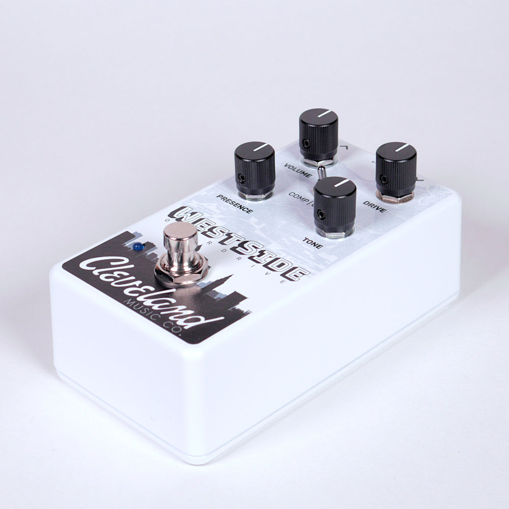 Side view of the Cleveland Music Co. WestSide Overdrive