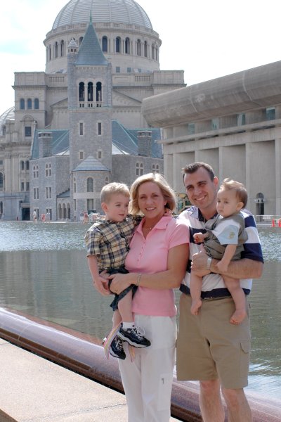 The Ruotos visiting Boston before Corryn was born